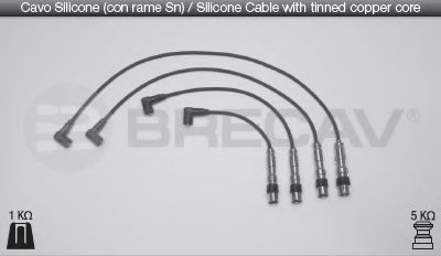 BRECAV 14.535 Ignition Cable Kit